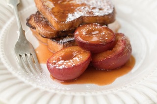 Lemon French Toast with Roasted Plums2