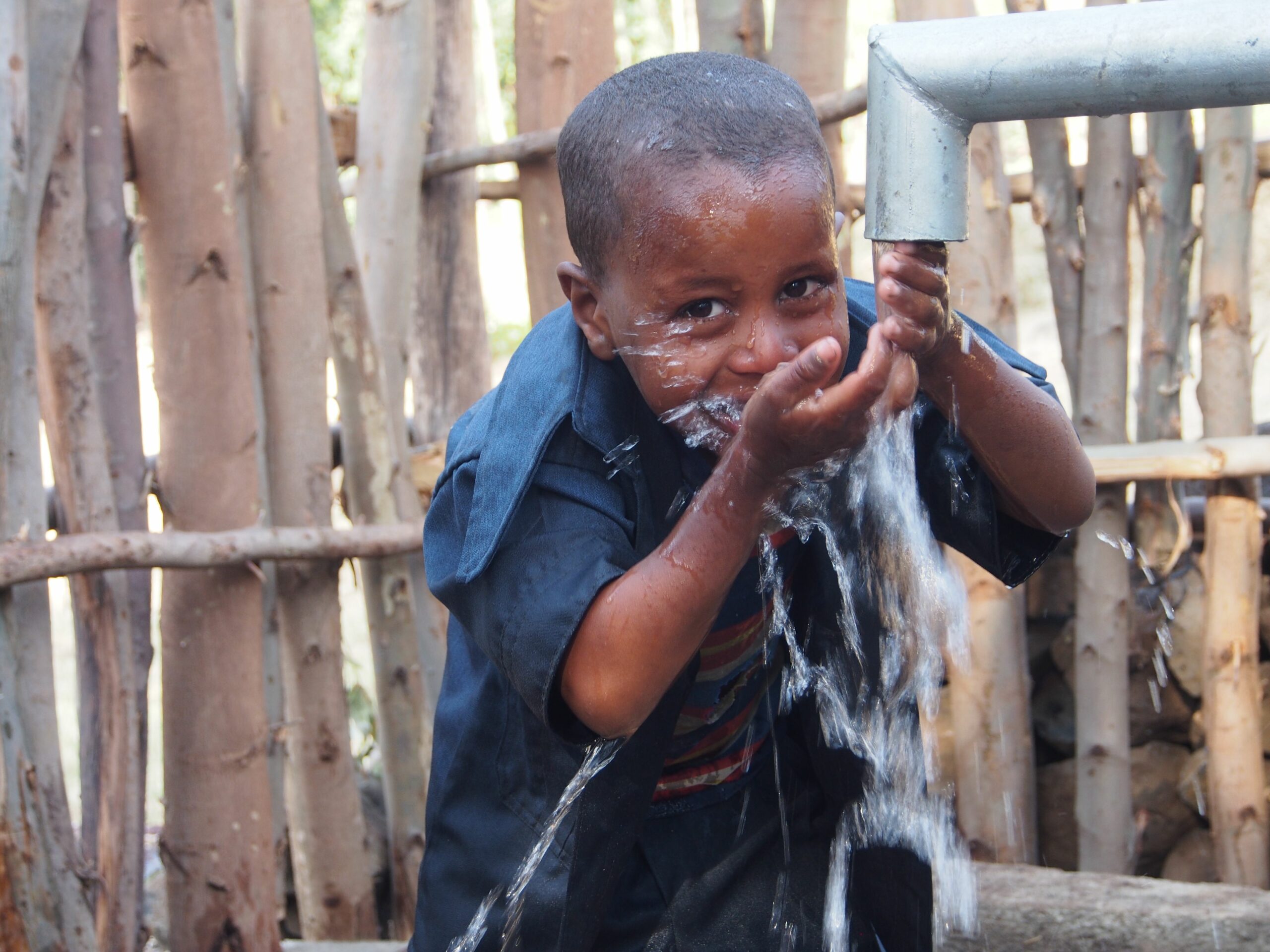 Stokes works with Project Waterfall a charity bringing clean water to Coffee growing communities